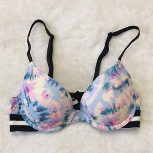 Victoria’s Secret Pink bra 32B tie dye
